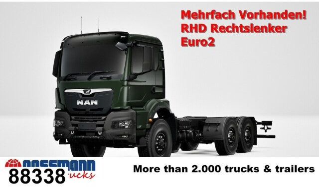 MAN TGS 33.440 6x6 BB CH RHD, Euro2, Rechtslenker, - Podvozek s kabinou: obrázek 1 MAN TGS 33.440 6x6 BB CH RHD, Euro2, Rechtslenker, - Podvozek s kabinou: obrázek 1