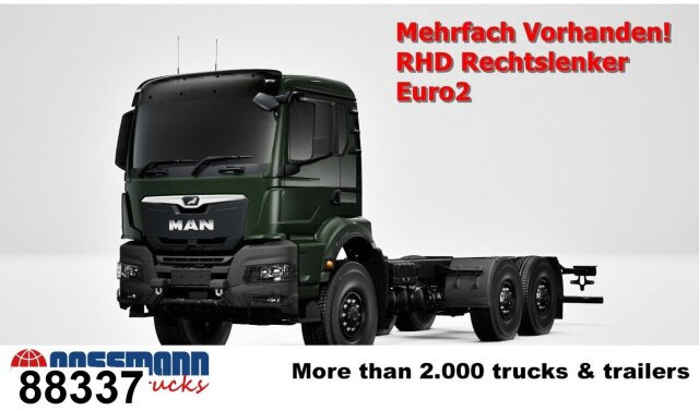 MAN TGS 33.440 6x6 BB CH RHD, Euro2, Rechtslenker, - Podvozek s kabinou: obrázek 1 MAN TGS 33.440 6x6 BB CH RHD, Euro2, Rechtslenker, - Podvozek s kabinou: obrázek 1