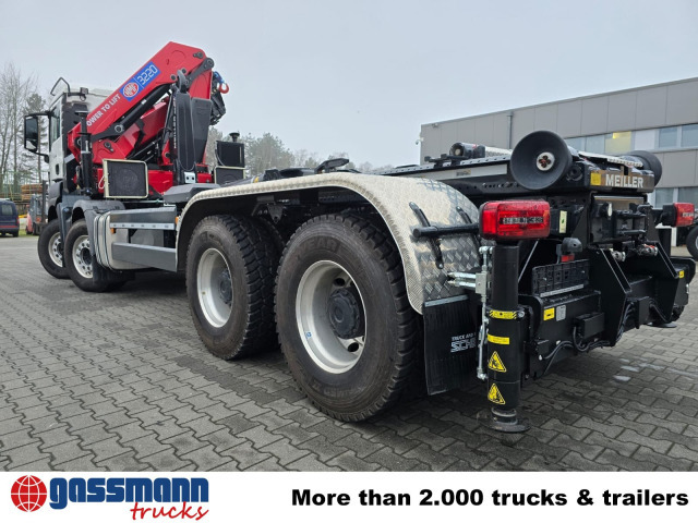 MAN TGS 35.480 8X4 BL, Intarder, Kran HMF 3220-K6, - Hákový nosič kontejnerů, Auto s hydraulickou rukou: obrázek 4 MAN TGS 35.480 8X4 BL, Intarder, Kran HMF 3220-K6, - Hákový nosič kontejnerů, Auto s hydraulickou rukou: obrázek 4