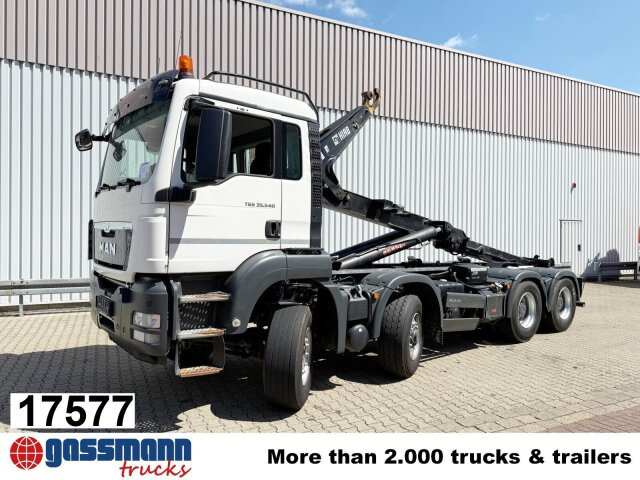 MAN TGS 35.540 8x6H BL, HydroDrive, PriTrader, Hiab - Hákový nosič kontejnerů: obrázek 1 MAN TGS 35.540 8x6H BL, HydroDrive, PriTrader, Hiab - Hákový nosič kontejnerů: obrázek 1