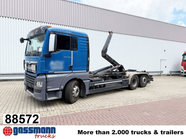 MAN TGX 26.580 6x2-4 BL, Intarder, Lenk-/Liftachse, - Hákový nosič kontejnerů: obrázek 1 MAN TGX 26.580 6x2-4 BL, Intarder, Lenk-/Liftachse, - Hákový nosič kontejnerů: obrázek 1