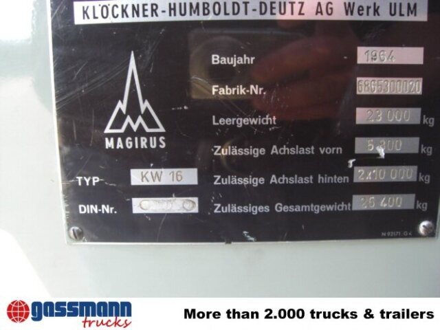 Magirus Deutz MAGIRUS URANUS 250D22 KW 16 Feuerwehr Kranwagen - Hasičský vůz, Auto s hydraulickou rukou: obrázek 4 Magirus Deutz MAGIRUS URANUS 250D22 KW 16 Feuerwehr Kranwagen - Hasičský vůz, Auto s hydraulickou rukou: obrázek 4