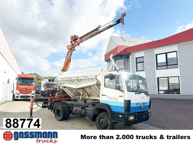 Mercedes-Benz 914 K 4x2, Kran Atlas 60.1, Funk - Sklápěč, Auto s hydraulickou rukou: obrázek 1 Mercedes-Benz 914 K 4x2, Kran Atlas 60.1, Funk - Sklápěč, Auto s hydraulickou rukou: obrázek 1