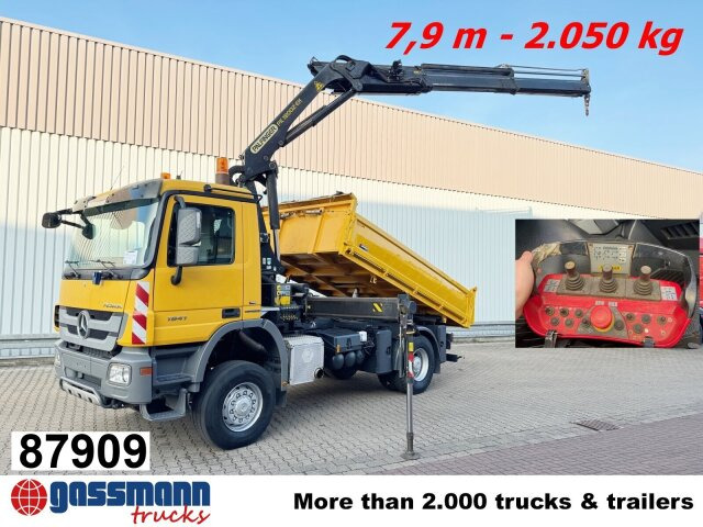 Mercedes-Benz Actros 1841 AK 4x4, EEV, Kran Palfinger - Sklápěč, Auto s hydraulickou rukou: obrázek 1 Mercedes-Benz Actros 1841 AK 4x4, EEV, Kran Palfinger - Sklápěč, Auto s hydraulickou rukou: obrázek 1