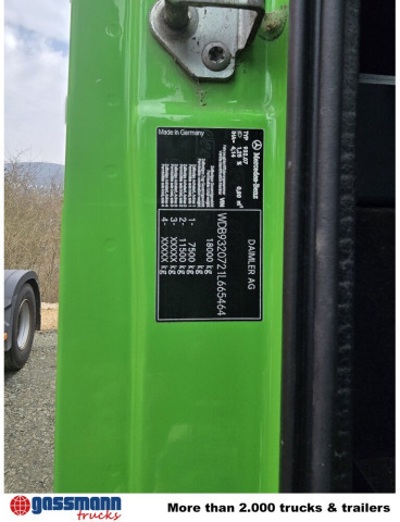 Mercedes-Benz Actros 2032 LA 4x4/ Rdstand 3.600 mm - Podvozek s kabinou: obrázek 2 Mercedes-Benz Actros 2032 LA 4x4/ Rdstand 3.600 mm - Podvozek s kabinou: obrázek 2