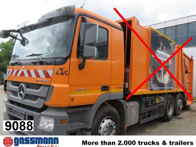 Mercedes-Benz Actros 2532/41 L 6x2, EEV, Lenkachse - Podvozek s kabinou: obrázek 1 Mercedes-Benz Actros 2532/41 L 6x2, EEV, Lenkachse - Podvozek s kabinou: obrázek 1