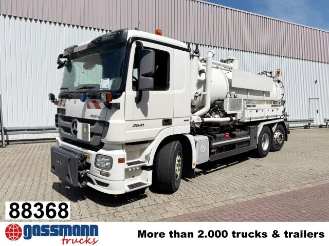 Mercedes-Benz Actros 2541 L 6x2, Müller Saug-/Spülwagen ca. - Zametací vůz: obrázek 1 Mercedes-Benz Actros 2541 L 6x2, Müller Saug-/Spülwagen ca. - Zametací vůz: obrázek 1