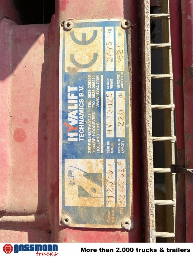 Mercedes-Benz Actros 2551 L 6x2/46, Retarder, Liftachse, - Hákový nosič kontejnerů: obrázek 4 Mercedes-Benz Actros 2551 L 6x2/46, Retarder, Liftachse, - Hákový nosič kontejnerů: obrázek 4