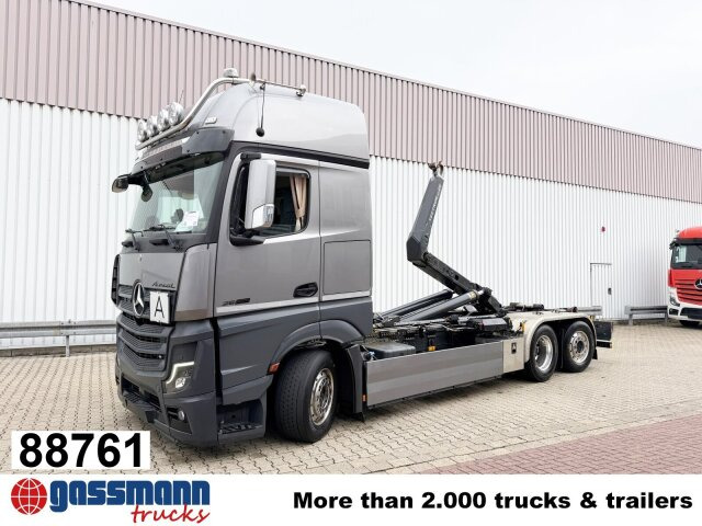 Mercedes-Benz Actros 2552 L 6x2, Lenk/Lift, Retarder, - Hákový nosič kontejnerů: obrázek 1 Mercedes-Benz Actros 2552 L 6x2, Lenk/Lift, Retarder, - Hákový nosič kontejnerů: obrázek 1