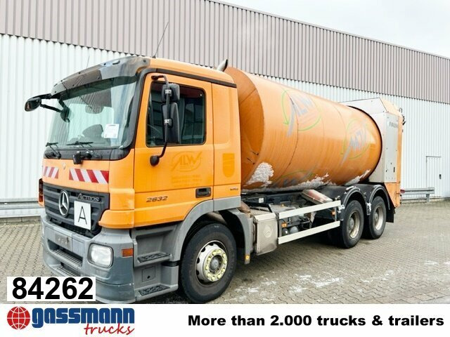 Mercedes-Benz Actros 2632/41 6x4, FAUN Rotopress 520, - Vůz na odvoz odpadků: obrázek 1 Mercedes-Benz Actros 2632/41 6x4, FAUN Rotopress 520, - Vůz na odvoz odpadků: obrázek 1