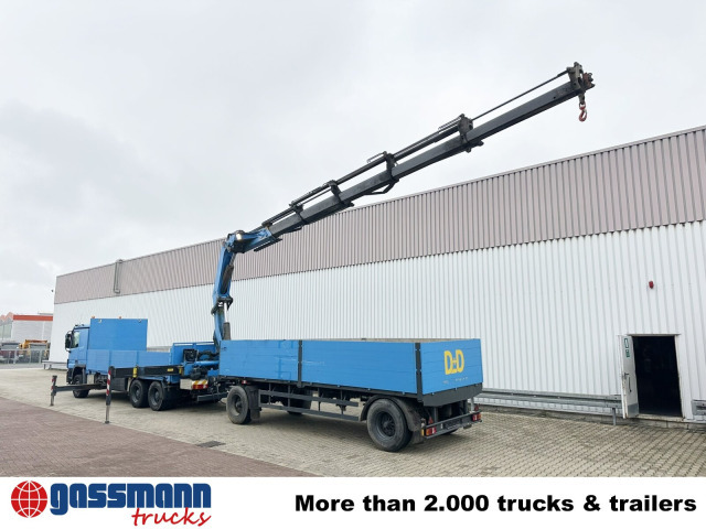 Mercedes-Benz Actros 2741 L 6x4, Twist-Lock ausz. auf 3m, - Nákladní automobil valníkový/ Plošinový, Auto s hydraulickou rukou: obrázek 4 Mercedes-Benz Actros 2741 L 6x4, Twist-Lock ausz. auf 3m, - Nákladní automobil valníkový/ Plošinový, Auto s hydraulickou rukou: obrázek 4