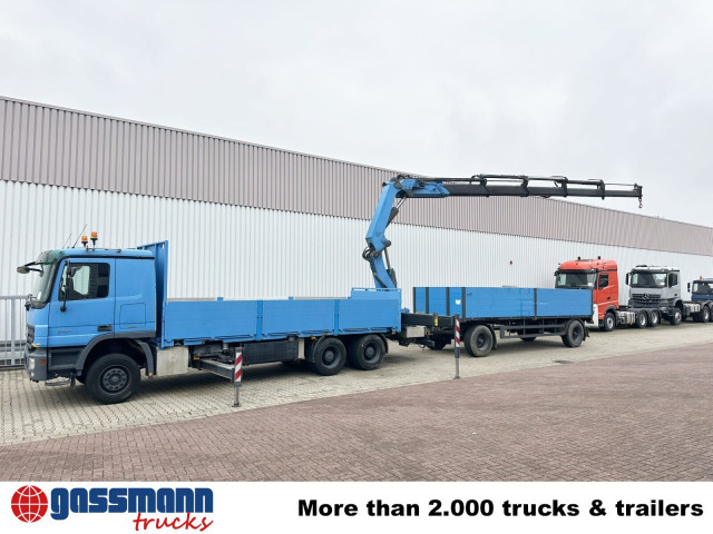 Mercedes-Benz Actros 2741 L 6x4, Twist-Lock ausz. auf 3m, - Nákladní automobil valníkový/ Plošinový, Auto s hydraulickou rukou: obrázek 3 Mercedes-Benz Actros 2741 L 6x4, Twist-Lock ausz. auf 3m, - Nákladní automobil valníkový/ Plošinový, Auto s hydraulickou rukou: obrázek 3