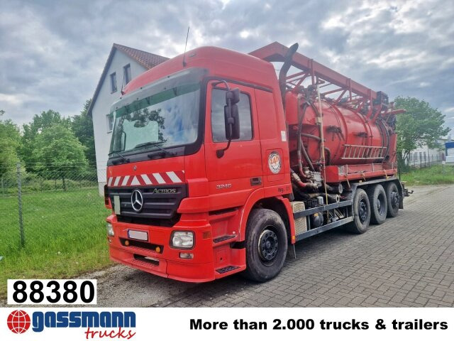 Mercedes-Benz Actros 3246 L 8x2, Hellmers Saug- und Spülwagen - Zametací vůz: obrázek 1 Mercedes-Benz Actros 3246 L 8x2, Hellmers Saug- und Spülwagen - Zametací vůz: obrázek 1