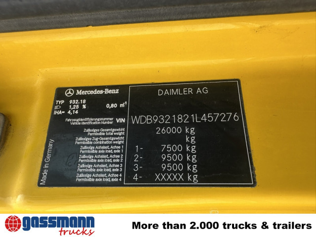 Mercedes-Benz Actros 3348 AK 6x6, Bordmatik links - Sklápěč: obrázek 4 Mercedes-Benz Actros 3348 AK 6x6, Bordmatik links - Sklápěč: obrázek 4