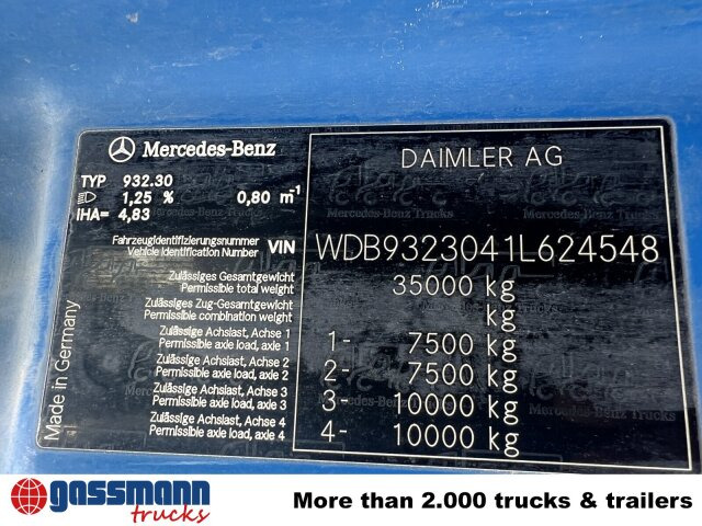 Mercedes-Benz Actros MP 3, 3241/8x4, Alukipper Bordmatik, - Sklápěč: obrázek 5 Mercedes-Benz Actros MP 3, 3241/8x4, Alukipper Bordmatik, - Sklápěč: obrázek 5