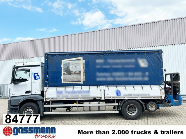 Mercedes-Benz Antos 1840 L 4x2, Aufnahme für Mitnahmestapler - Nákladní automobil valníkový/ Plošinový: obrázek 1 Mercedes-Benz Antos 1840 L 4x2, Aufnahme für Mitnahmestapler - Nákladní automobil valníkový/ Plošinový: obrázek 1