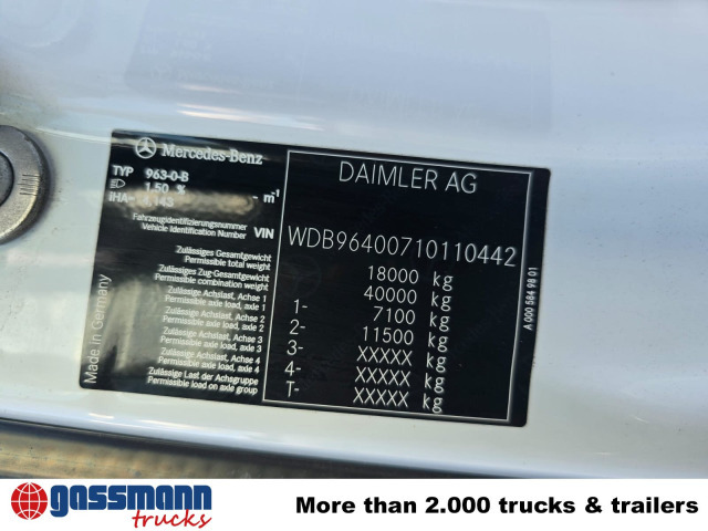 Mercedes-Benz Arocs 1827/30 A 4x4, mehrfach vorhanden! - Podvozek s kabinou: obrázek 4 Mercedes-Benz Arocs 1827/30 A 4x4, mehrfach vorhanden! - Podvozek s kabinou: obrázek 4