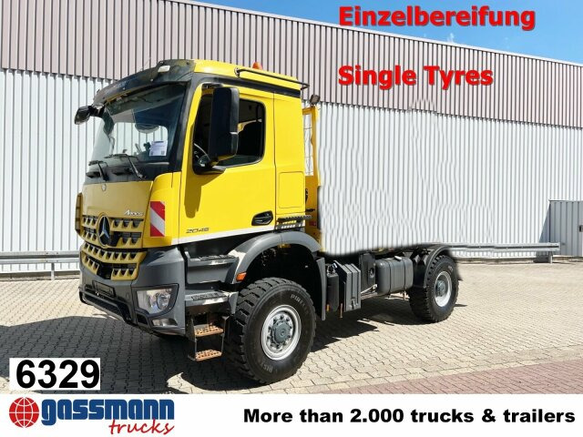 Mercedes-Benz Arocs 2045 AK 4x4, GROUNDER - Podvozek s kabinou: obrázek 1 Mercedes-Benz Arocs 2045 AK 4x4, GROUNDER - Podvozek s kabinou: obrázek 1