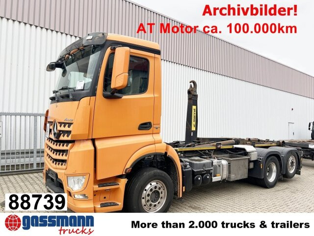 Mercedes-Benz Arocs 2552 L 6x2, Lenk-/Liftachse - Hákový nosič kontejnerů: obrázek 1 Mercedes-Benz Arocs 2552 L 6x2, Lenk-/Liftachse - Hákový nosič kontejnerů: obrázek 1