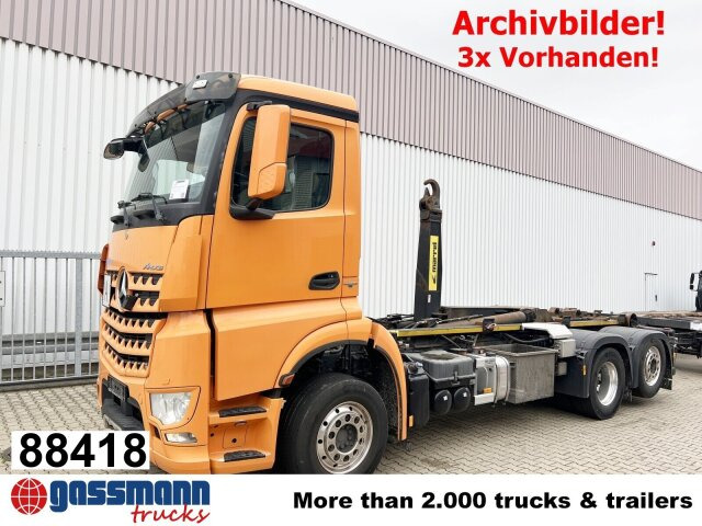 Mercedes-Benz Arocs 2552 L 6x2, Lenk-/Liftachse - Hákový nosič kontejnerů: obrázek 1 Mercedes-Benz Arocs 2552 L 6x2, Lenk-/Liftachse - Hákový nosič kontejnerů: obrázek 1