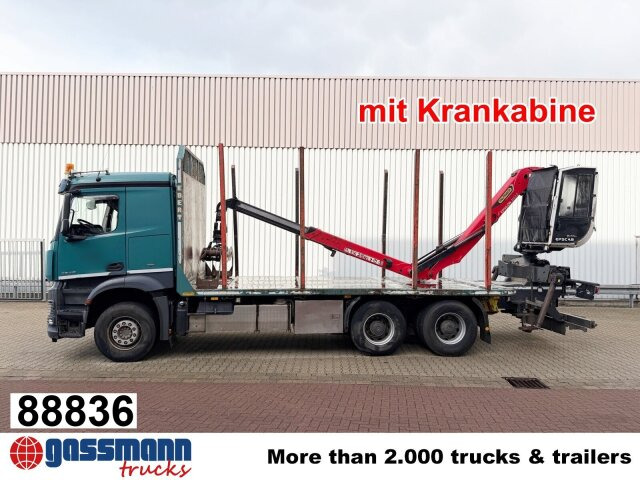 Mercedes-Benz Arocs 2648 6x4 mit Heckkran Epsilon M12Z83, - Lesovůz, Auto s hydraulickou rukou: obrázek 1 Mercedes-Benz Arocs 2648 6x4 mit Heckkran Epsilon M12Z83, - Lesovůz, Auto s hydraulickou rukou: obrázek 1