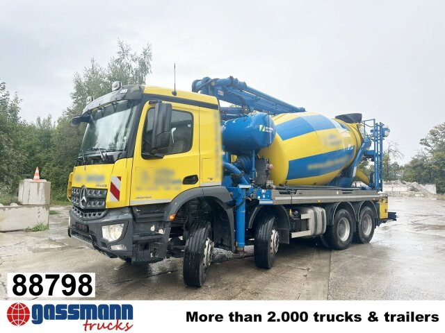 Mercedes-Benz Arocs 3246 B 8x4 Stetter Mischer 7m³, Pumpe 25m - Autodomíchávač: obrázek 1 Mercedes-Benz Arocs 3246 B 8x4 Stetter Mischer 7m³, Pumpe 25m - Autodomíchávač: obrázek 1