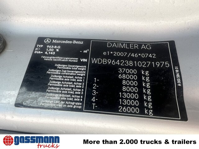 Mercedes-Benz Arocs 3251 K 8x4/4, Retarder, Stahlmulde ca. - Dampr: obrázek 3 Mercedes-Benz Arocs 3251 K 8x4/4, Retarder, Stahlmulde ca. - Dampr: obrázek 3