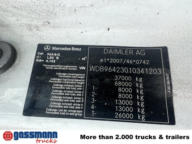 Mercedes-Benz Arocs 3253 K 8x4/4, Retarder, Stahlmulde ca. - Dampr: obrázek 2 Mercedes-Benz Arocs 3253 K 8x4/4, Retarder, Stahlmulde ca. - Dampr: obrázek 2