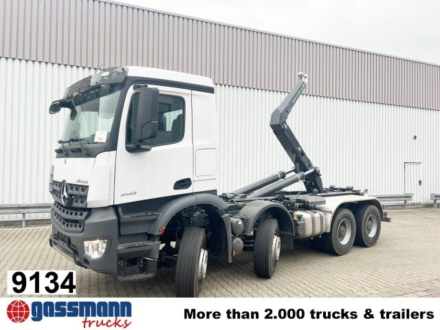 Mercedes-Benz Arocs 4142/48 8x4/4, Grounder, Meiller RS26 - Hákový nosič kontejnerů: obrázek 1 Mercedes-Benz Arocs 4142/48 8x4/4, Grounder, Meiller RS26 - Hákový nosič kontejnerů: obrázek 1
