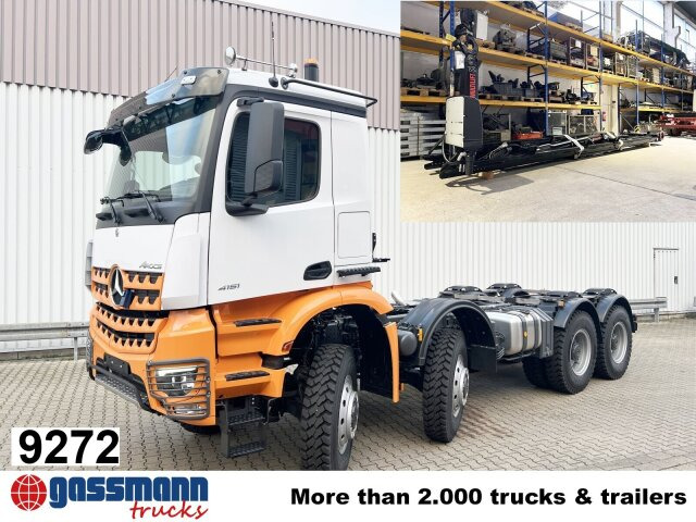 Mercedes-Benz Arocs 4151 AK 8x8/4, Grounder - Hákový nosič kontejnerů: obrázek 1 Mercedes-Benz Arocs 4151 AK 8x8/4, Grounder - Hákový nosič kontejnerů: obrázek 1