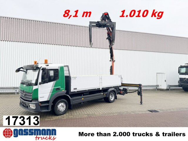 Mercedes-Benz Atego 1223 L 4x2 mit Heckkran Atlas 88.3-A2L, - Nákladní automobil valníkový/ Plošinový, Auto s hydraulickou rukou: obrázek 1 Mercedes-Benz Atego 1223 L 4x2 mit Heckkran Atlas 88.3-A2L, - Nákladní automobil valníkový/ Plošinový, Auto s hydraulickou rukou: obrázek 1