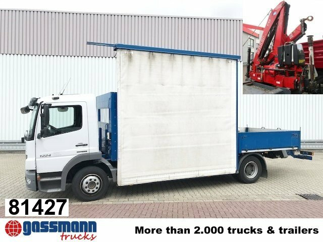 Mercedes-Benz Atego 1224 L 4x2 Glastransporter, gegen Aufpreis - Nákladní automobil valníkový/ Plošinový, Auto s hydraulickou rukou: obrázek 1 Mercedes-Benz Atego 1224 L 4x2 Glastransporter, gegen Aufpreis - Nákladní automobil valníkový/ Plošinový, Auto s hydraulickou rukou: obrázek 1