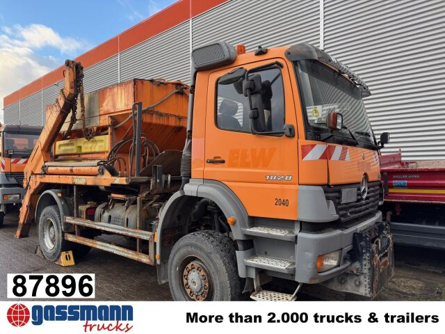 Mercedes-Benz Atego 1828 4x4, Tele-Absetzer, - Ramenový nosič kontajnerov: obrázek 1 Mercedes-Benz Atego 1828 4x4, Tele-Absetzer, - Ramenový nosič kontajnerov: obrázek 1