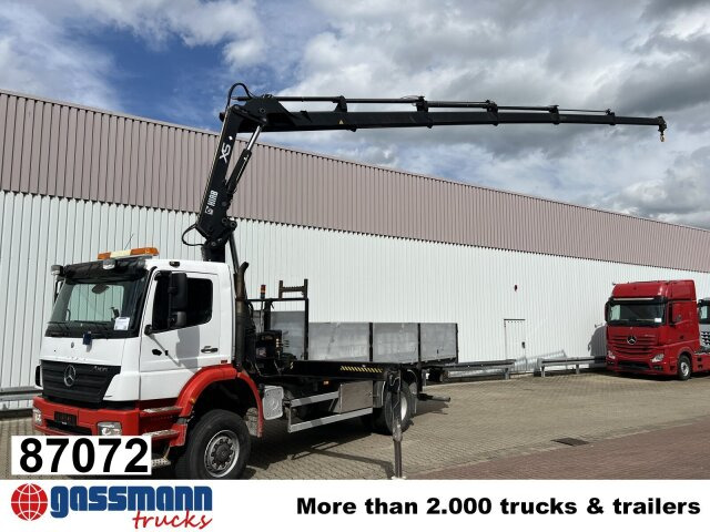Mercedes-Benz Axor 1828 A 4x4 mit Kran Hiab XS 166 E-5 - Nákladní automobil valníkový/ Plošinový, Auto s hydraulickou rukou: obrázek 1 Mercedes-Benz Axor 1828 A 4x4 mit Kran Hiab XS 166 E-5 - Nákladní automobil valníkový/ Plošinový, Auto s hydraulickou rukou: obrázek 1