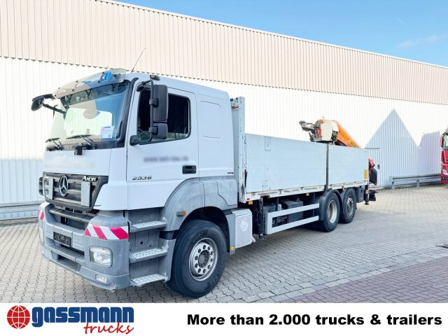 Nákladní automobil valníkový/ Plošinový, Auto s hydraulickou rukou Mercedes-Benz Axor 2536/43 L 6x2 mit Heckkran Palfinger PK: obrázek 9