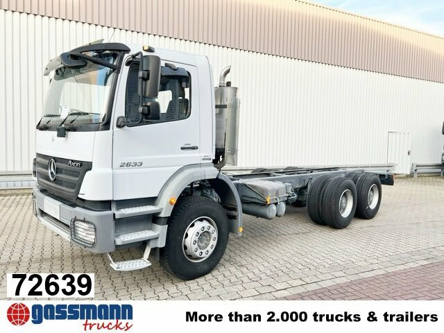 Mercedes-Benz Axor 2633 K 6x4 RHD - Podvozek s kabinou: obrázek 1 Mercedes-Benz Axor 2633 K 6x4 RHD - Podvozek s kabinou: obrázek 1