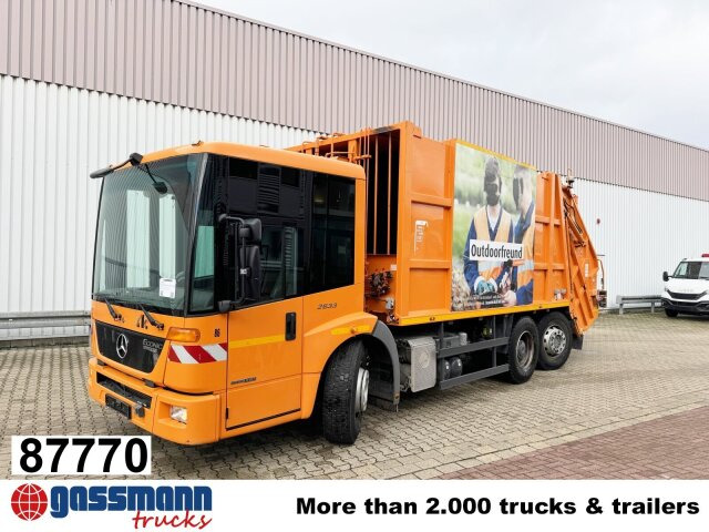 Mercedes-Benz Econic 2633 LL 6x2/4 NLA, EEV, Lenkachse, Haller - Vůz na odvoz odpadků: obrázek 1 Mercedes-Benz Econic 2633 LL 6x2/4 NLA, EEV, Lenkachse, Haller - Vůz na odvoz odpadků: obrázek 1