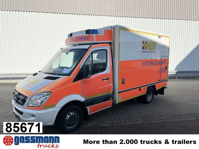 Mercedes-Benz Sprinter 516 CDI 4x2, Rettungswagen, Retarder - Furgon: obrázek 1 Mercedes-Benz Sprinter 516 CDI 4x2, Rettungswagen, Retarder - Furgon: obrázek 1