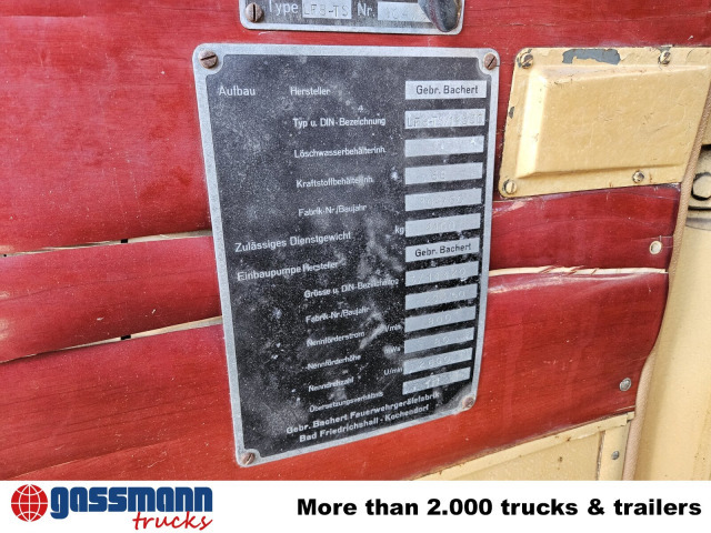 Opel LF8, Blitz, Oldtimer Feuerwehr, - Hasičský vůz: obrázek 5 Opel LF8, Blitz, Oldtimer Feuerwehr, - Hasičský vůz: obrázek 5