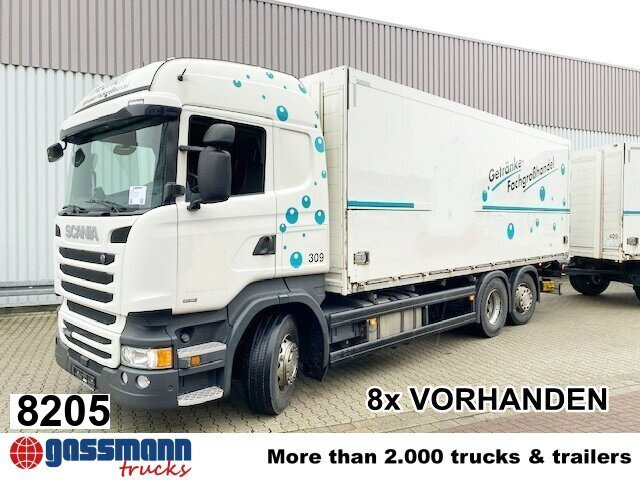 Scania R450 LB 6x2-4 Getränkekoffer, Retarder, - Skříňový nákladní auto: obrázek 1 Scania R450 LB 6x2-4 Getränkekoffer, Retarder, - Skříňový nákladní auto: obrázek 1