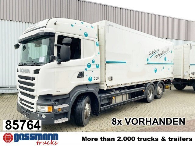 Scania R450 LB 6x2-4 Getränkekoffer, Retarder, - Skříňový nákladní auto: obrázek 1 Scania R450 LB 6x2-4 Getränkekoffer, Retarder, - Skříňový nákladní auto: obrázek 1