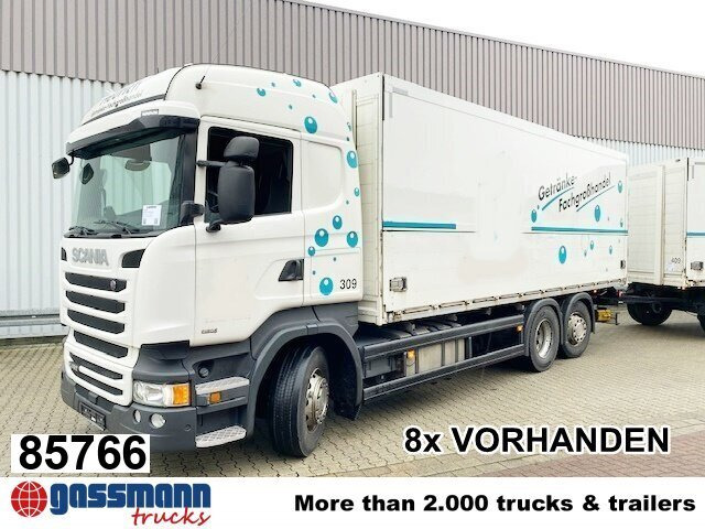 Scania R450 LB 6x2-4 Getränkekoffer, Retarder, - Skříňový nákladní auto: obrázek 1 Scania R450 LB 6x2-4 Getränkekoffer, Retarder, - Skříňový nákladní auto: obrázek 1