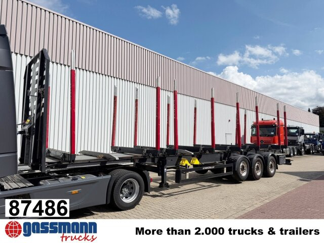 Schwarzmüller 3-Achs Holzauflieger, Liftachse, MEHRFACH - Klanicový návěs: obrázek 1 Schwarzmüller 3-Achs Holzauflieger, Liftachse, MEHRFACH - Klanicový návěs: obrázek 1