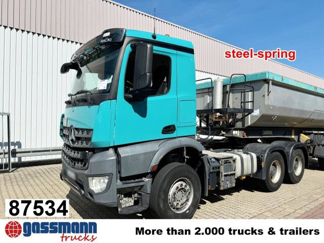 Mercedes-Benz Arocs 3343 S 6x4, Full Steel, 3x Vorhanden! - Tahač: obrázek 1 Mercedes-Benz Arocs 3343 S 6x4, Full Steel, 3x Vorhanden! - Tahač: obrázek 1