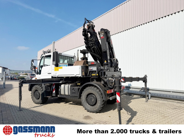 Unimog U400 4x4, Frontzapfwelle, Heckkran Hiab XS - Nákladní automobil valníkový/ Plošinový, Auto s hydraulickou rukou: obrázek 3 Unimog U400 4x4, Frontzapfwelle, Heckkran Hiab XS - Nákladní automobil valníkový/ Plošinový, Auto s hydraulickou rukou: obrázek 3