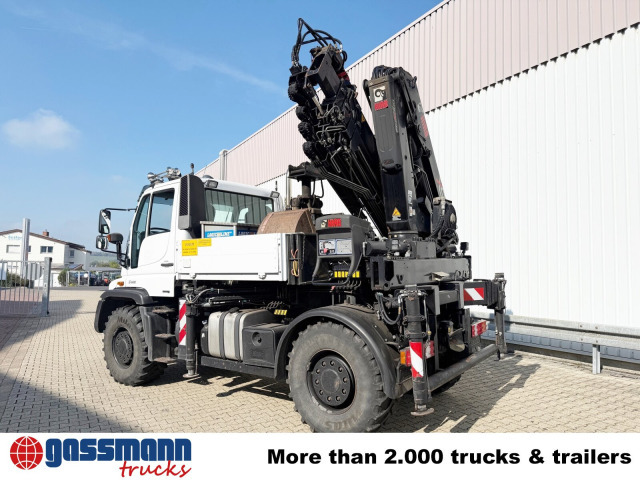 Unimog U400 4x4, Frontzapfwelle, Heckkran Hiab XS - Nákladní automobil valníkový/ Plošinový, Auto s hydraulickou rukou: obrázek 2 Unimog U400 4x4, Frontzapfwelle, Heckkran Hiab XS - Nákladní automobil valníkový/ Plošinový, Auto s hydraulickou rukou: obrázek 2