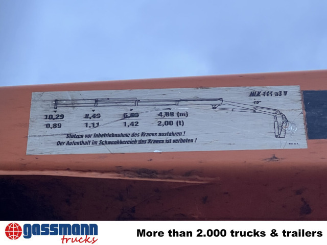 Unimog U400 4x4, Frontzapfwelle, Kipper, Kran MKG HKL - Sklápěč, Auto s hydraulickou rukou: obrázek 4 Unimog U400 4x4, Frontzapfwelle, Kipper, Kran MKG HKL - Sklápěč, Auto s hydraulickou rukou: obrázek 4