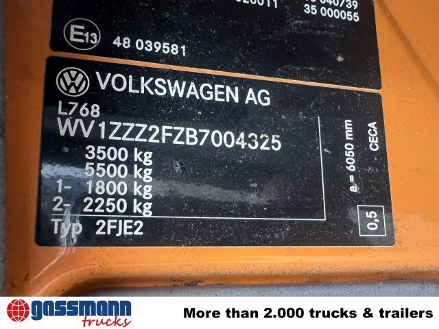 Volkswagen Crafter 2.5 TDI 4x2 Doka, Meiller Kipper - Sklápěč: obrázek 2 Volkswagen Crafter 2.5 TDI 4x2 Doka, Meiller Kipper - Sklápěč: obrázek 2