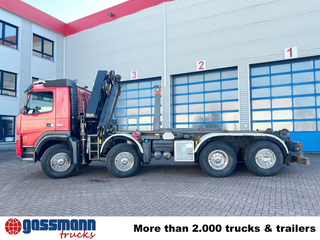 Volvo FM 460 8x2-6, Lenk-/Liftachse, Kran HMF 2020-K4, - Hákový nosič kontejnerů, Auto s hydraulickou rukou: obrázek 3 Volvo FM 460 8x2-6, Lenk-/Liftachse, Kran HMF 2020-K4, - Hákový nosič kontejnerů, Auto s hydraulickou rukou: obrázek 3