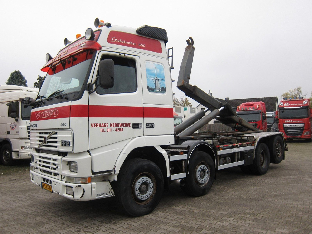 Volvo FH 460 Globe 8X2 Haken 25T Manual Ap-Achse - Hákový nosič kontejnerů: obrázek 1 Volvo FH 460 Globe 8X2 Haken 25T Manual Ap-Achse - Hákový nosič kontejnerů: obrázek 1